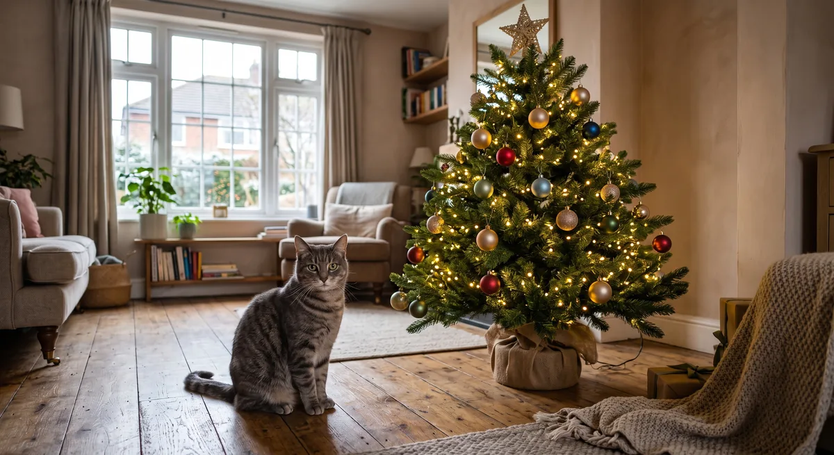 Cat and Christmas Tree: How to Keep Both Safe