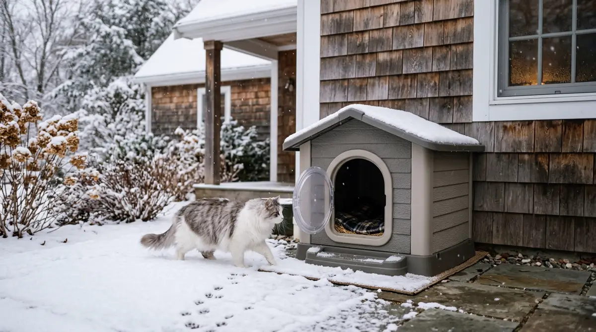 Cat Houses for Outside Cats: Keeping Them Warm All Year