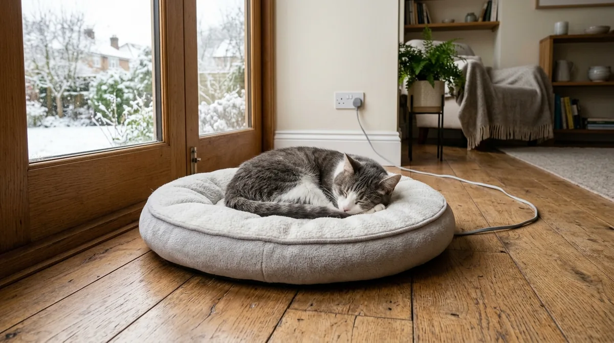 Heated Cat Bed: What Cats Need, and What They Do Not