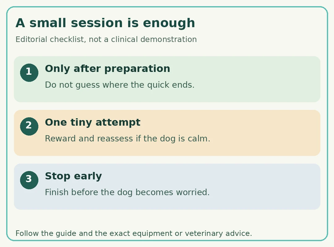 A small session is enough