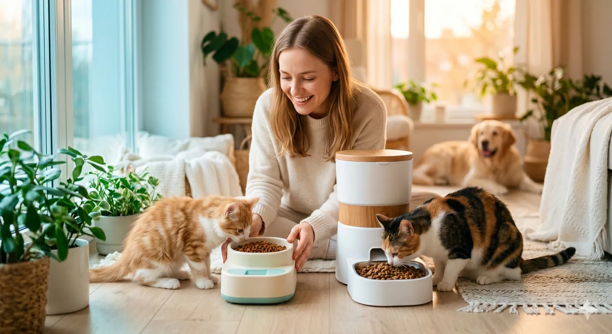 Choosing Automatic Cat Feeder for Kittens vs Adult Cats