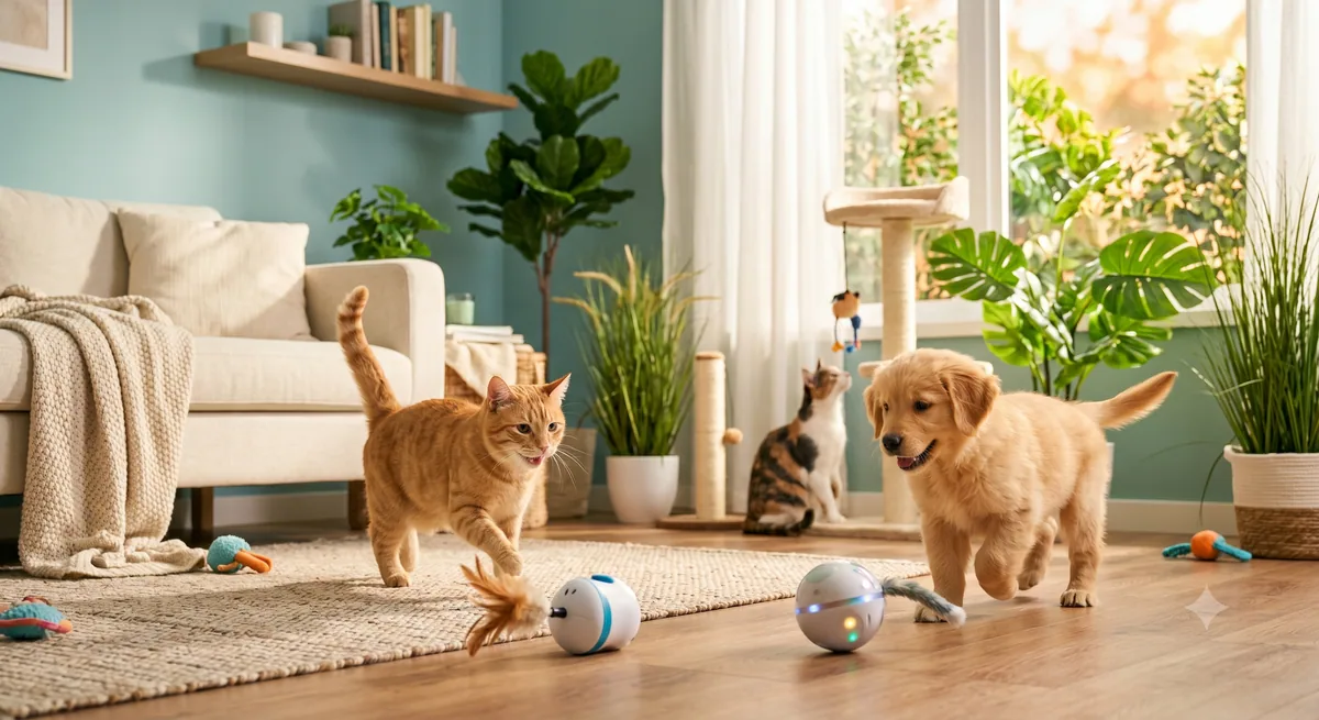 Building an Enriching Environment with Automatic Cat Toys