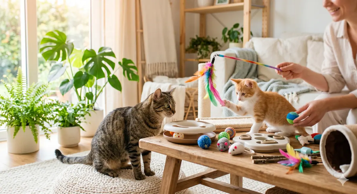 Choosing Best Cat Toys For Indoor Cats for Kittens vs Adult Cats