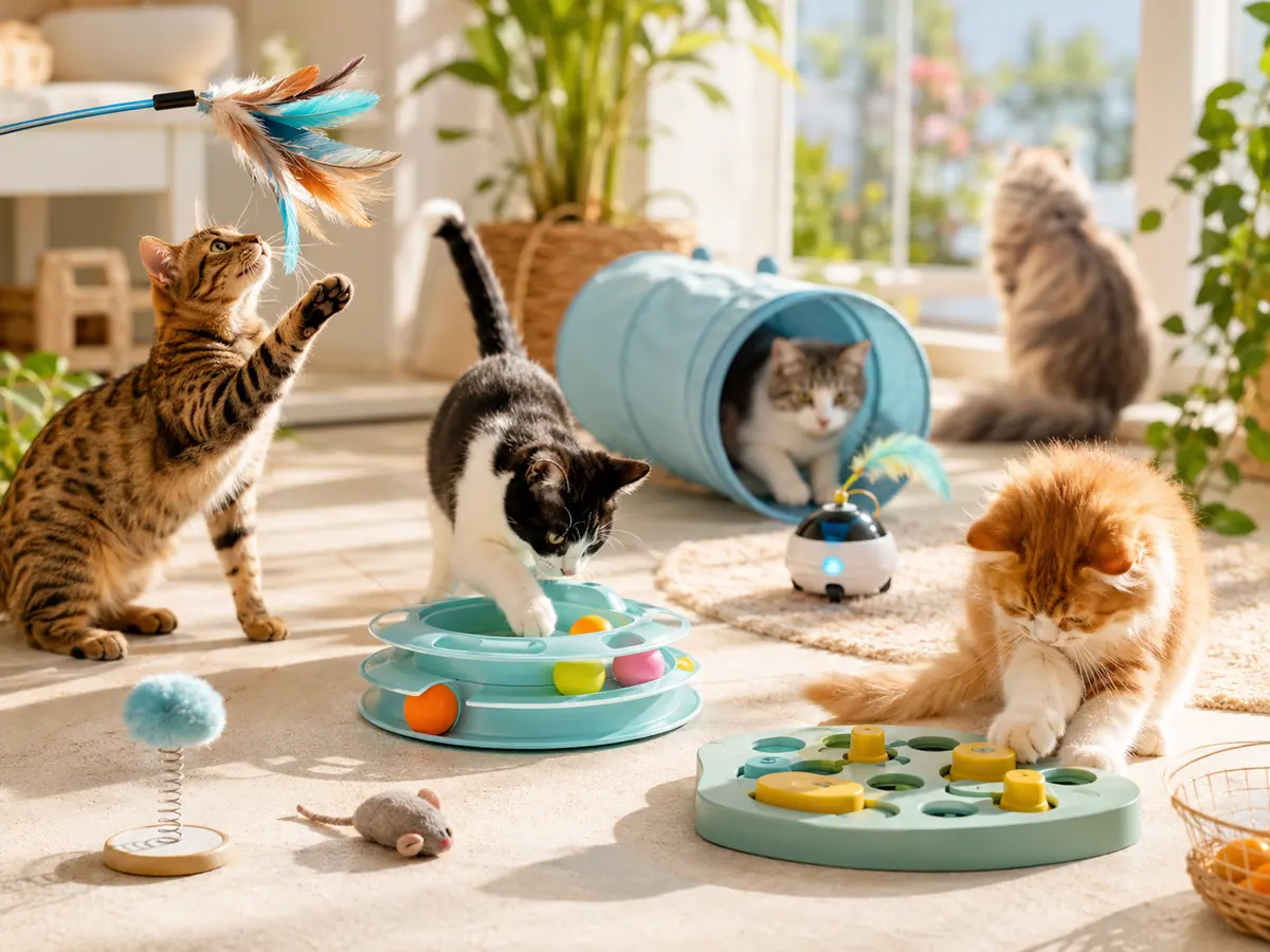 Types of Best Interactive Cat Toys Every Cat Owner Should Know