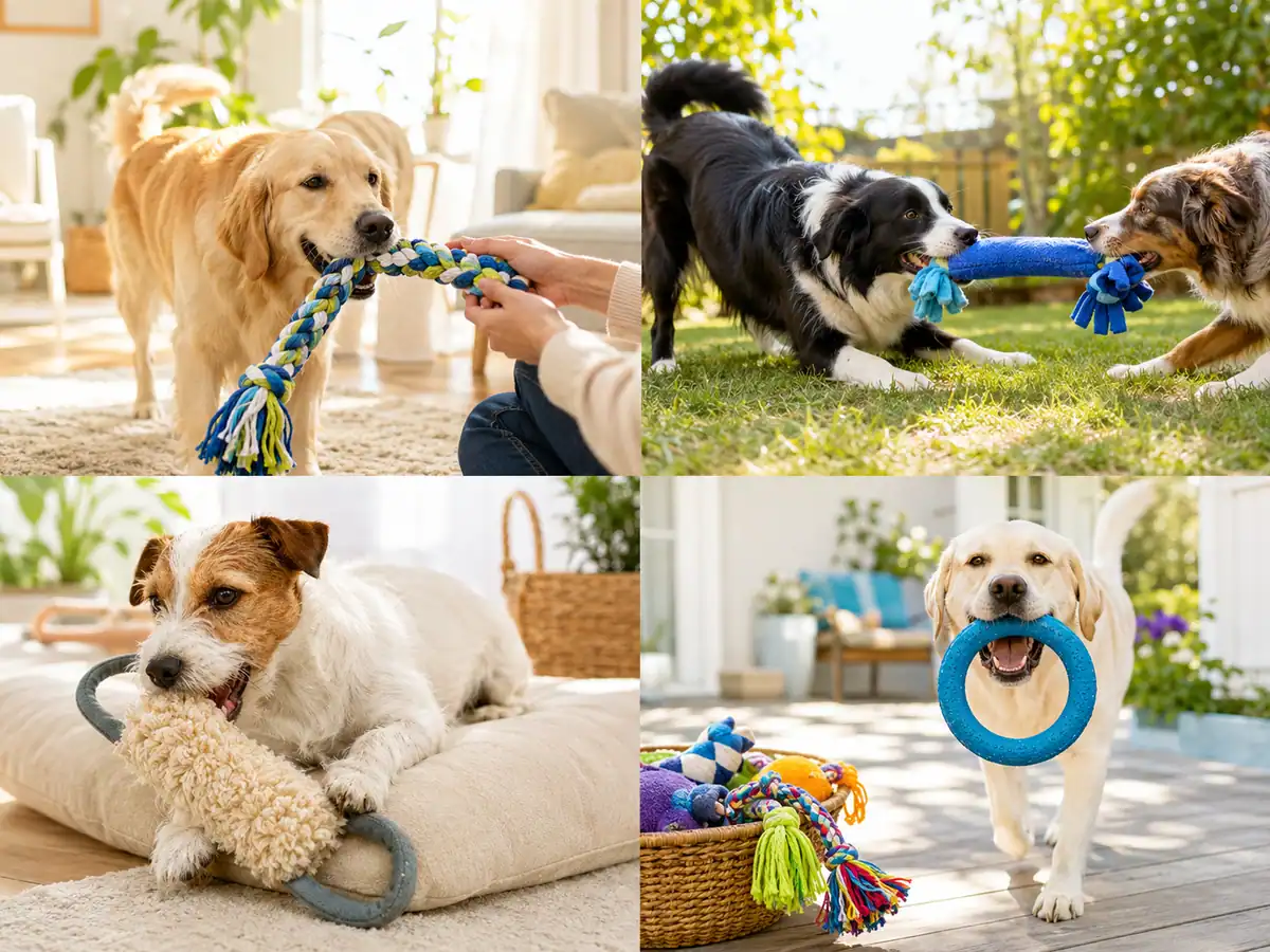Different Types of Best Tug Toys For Dogs and When to Use Each
