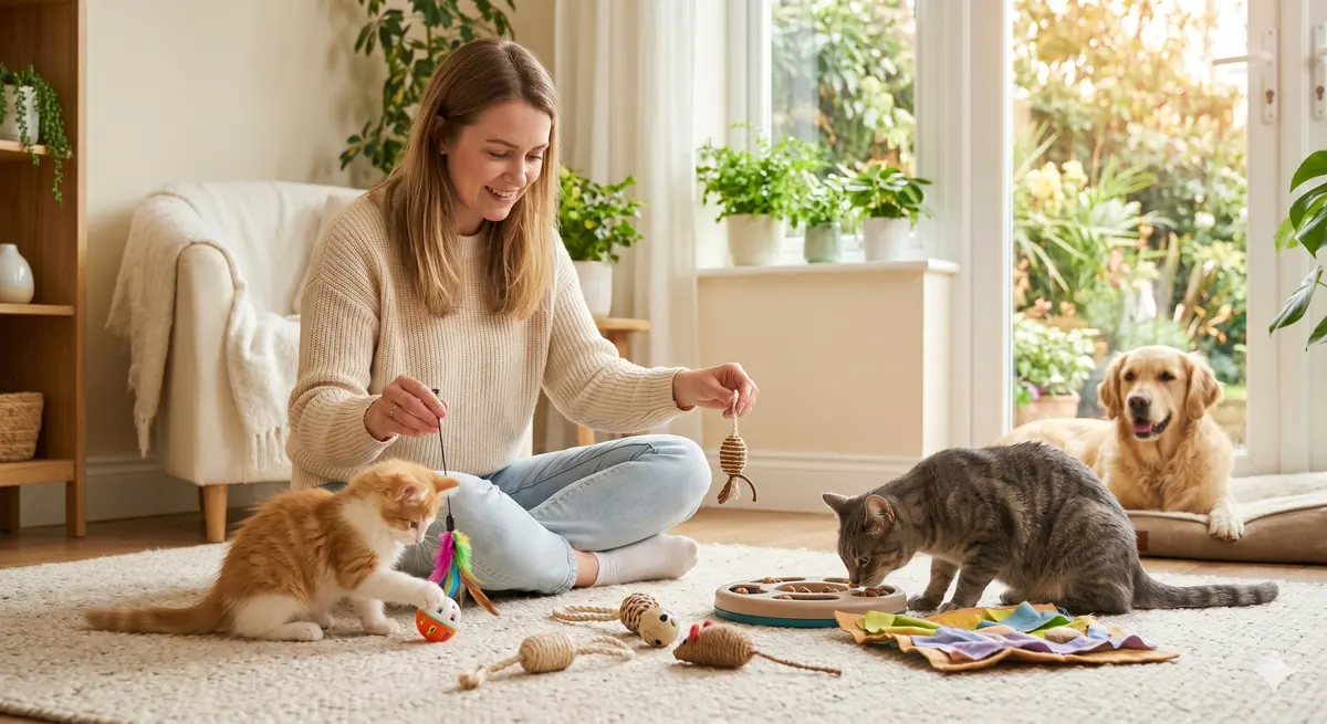 Choosing Cat Enrichment Toys for Kittens vs Adult Cats