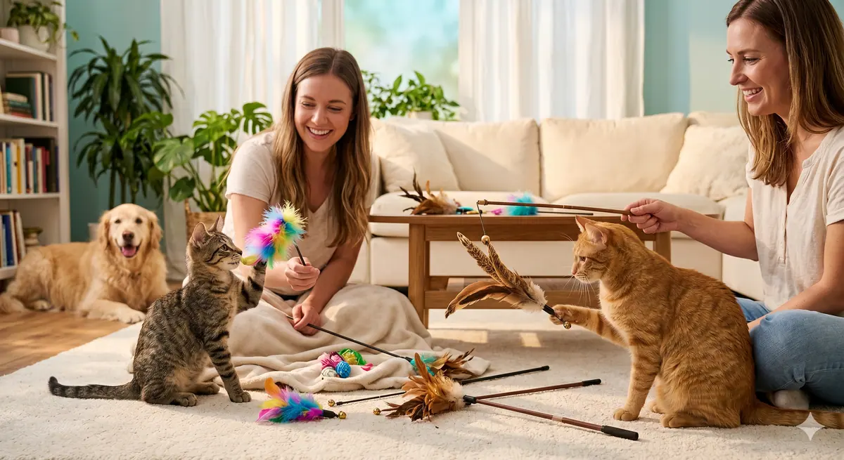 Choosing Cat Feather Toys for Kittens vs Adult Cats