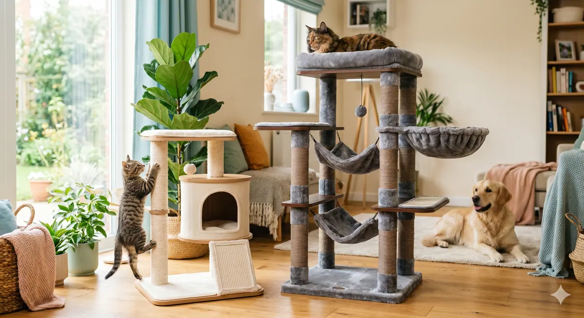 Choosing Cat Furniture for Kittens vs Adult Cats