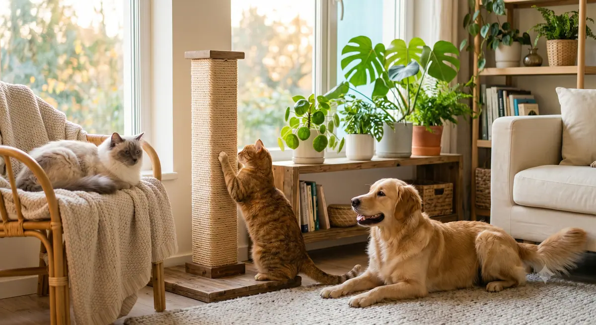 Building an Enriching Environment with Cat Scratching Pad