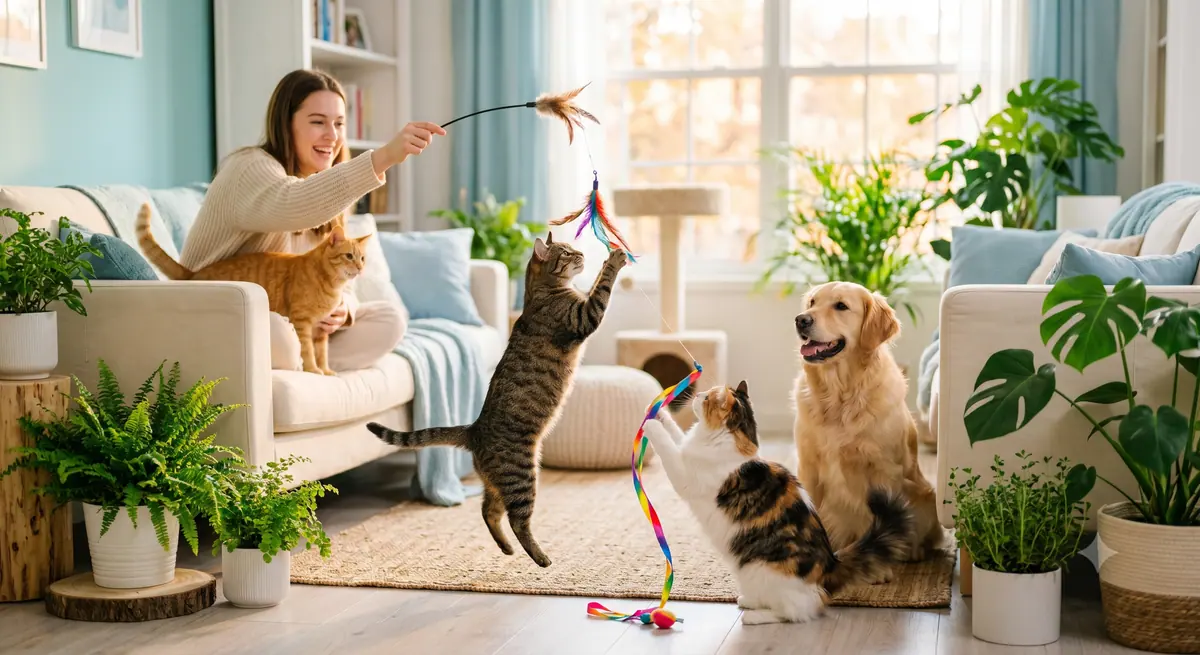 Building an Enriching Environment with Cat Teaser Toys