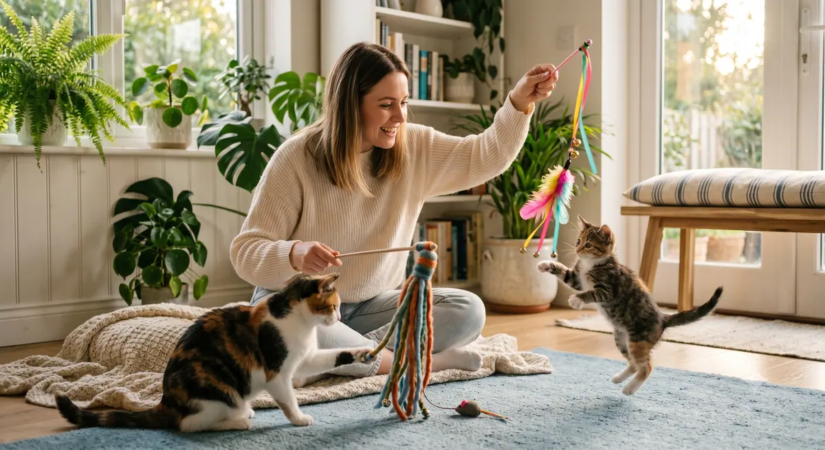 Choosing Cat Teaser Toys for Kittens vs Adult Cats