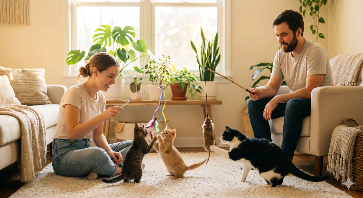 Choosing Cat Wand Toy for Kittens vs Adult Cats