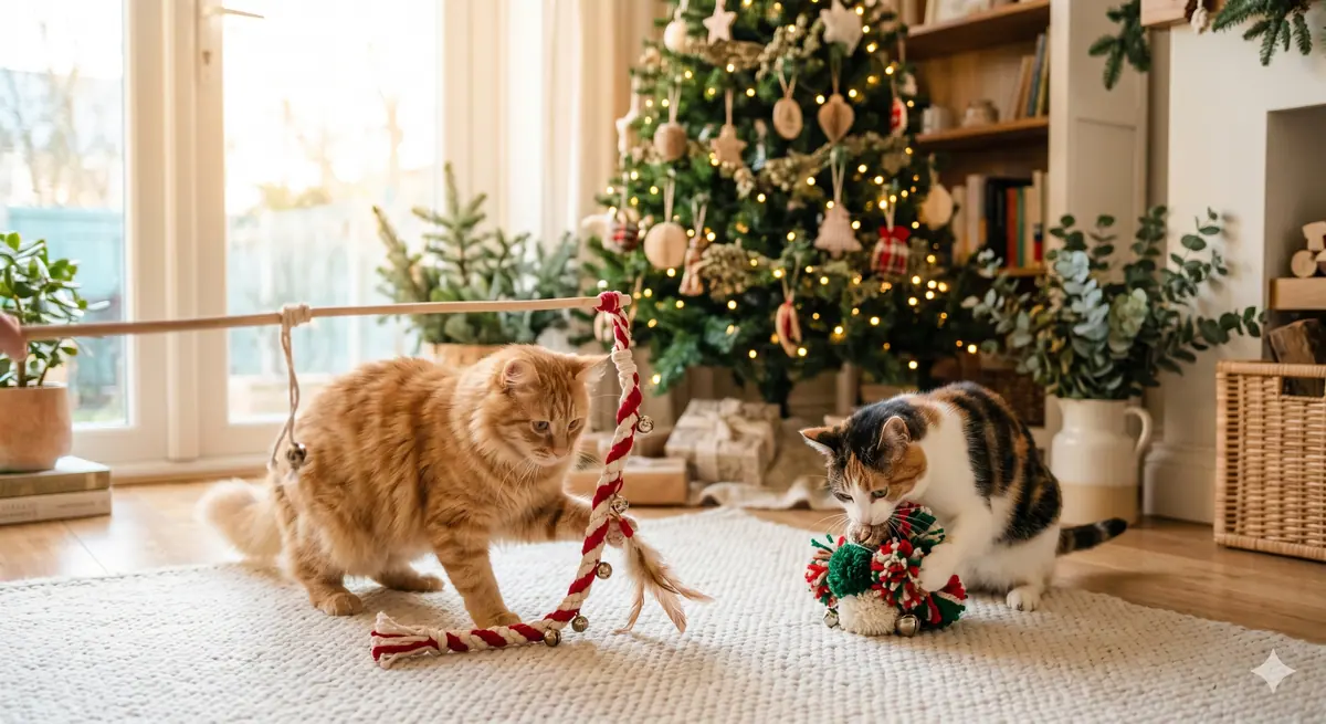 DIY Christmas Cat Toys You Can Make at Home
