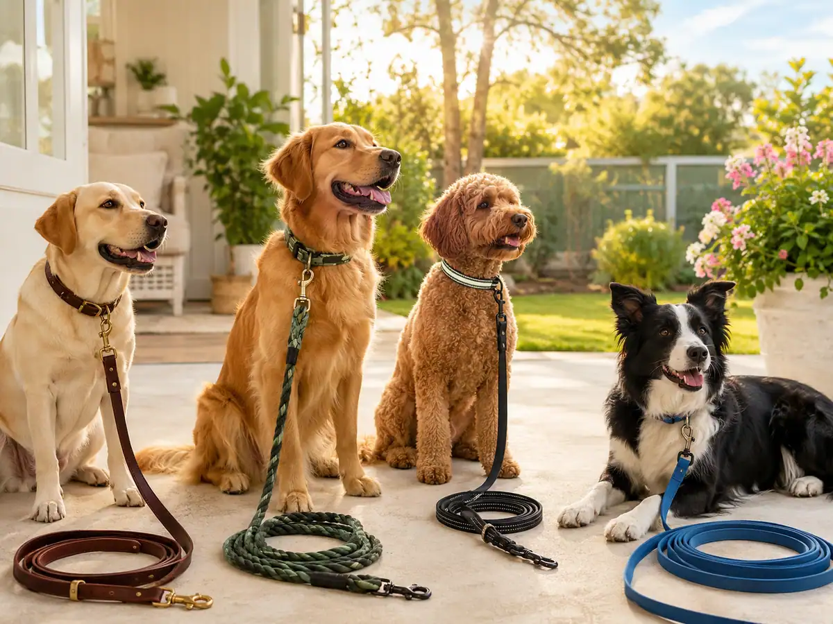 Different Types of Dog Leash And Collar and When to Use Each