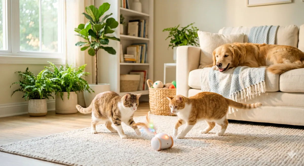 Building an Enriching Environment with Electronic Cat Toys