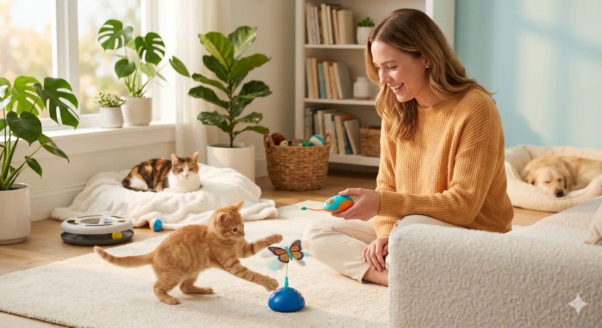 Choosing Electronic Cat Toys for Kittens vs Adult Cats