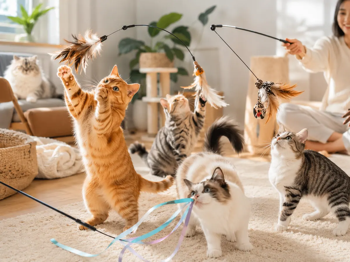 Types of Feather Wand Toy For Cats Every Cat Owner Should Know