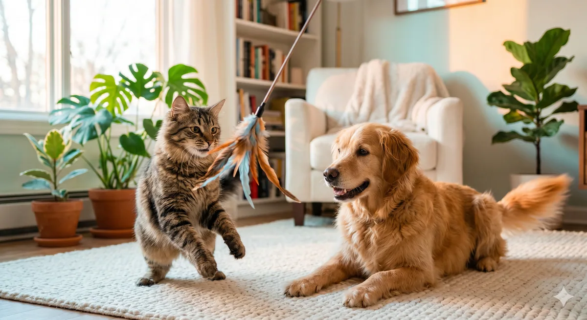 Building an Enriching Environment with Feather Wand Toy For Cats