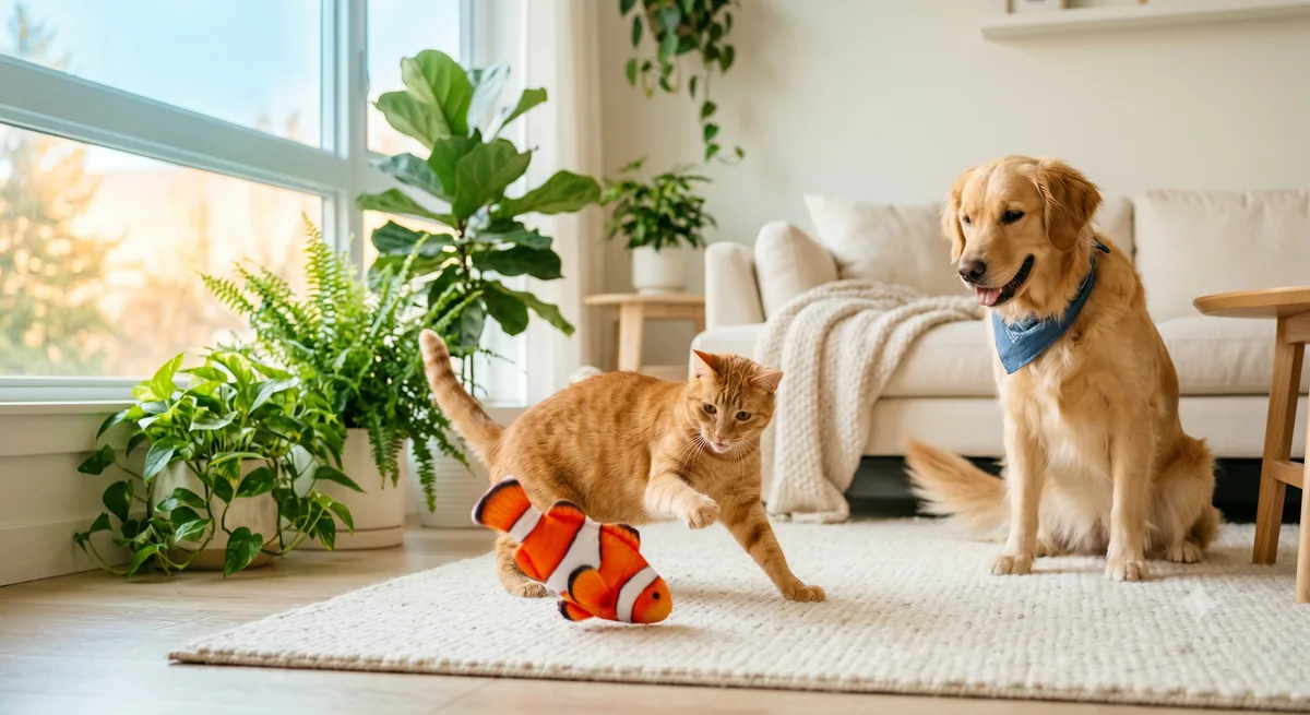 Building an Enriching Environment with Flipping Fish Cat Toy