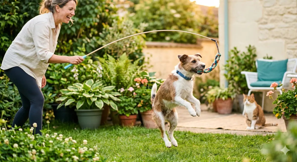 How to Use Flirt Pole For Dogs for Maximum Enrichment
