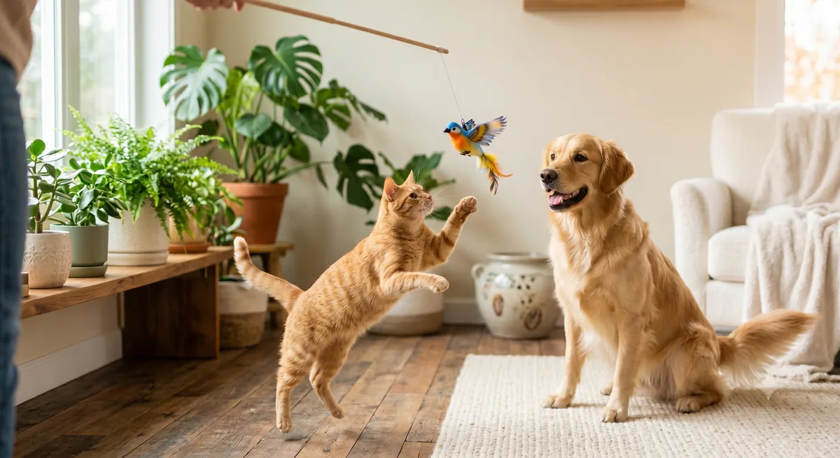 Building an Enriching Environment with Flying Bird Cat Toy