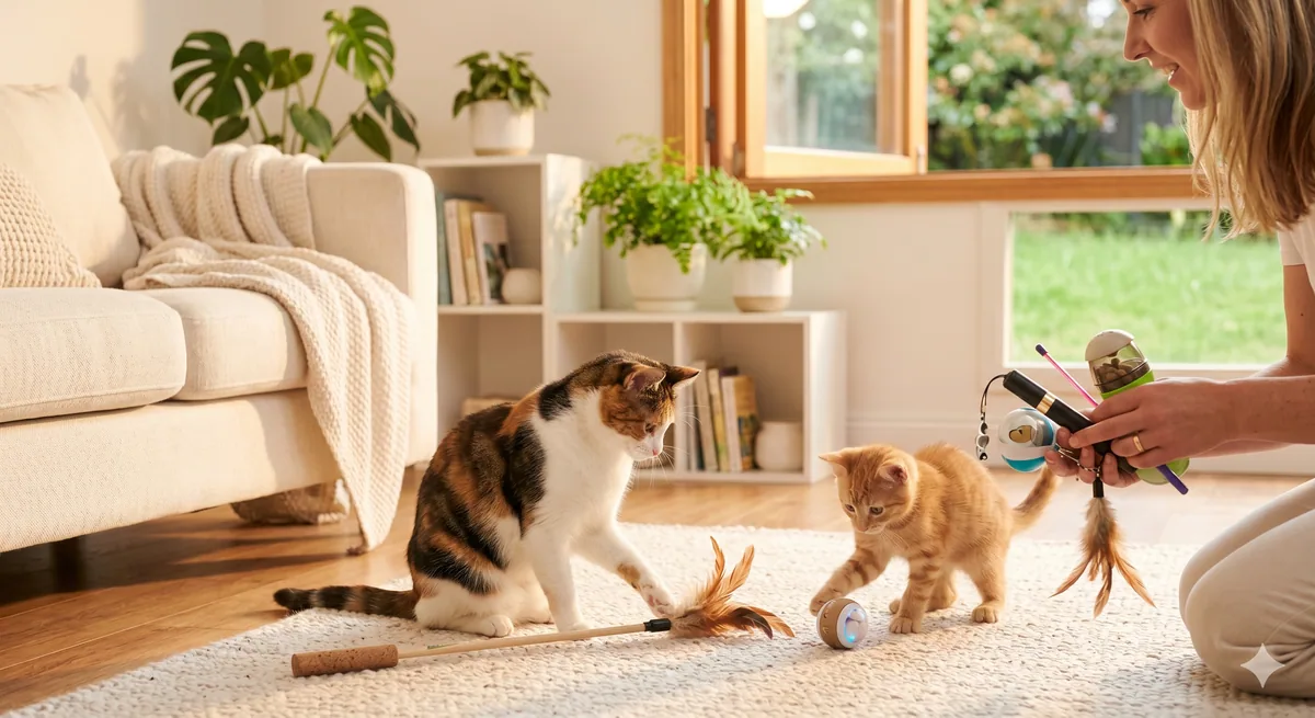 Choosing Interactive Cat Toys for Kittens vs Adult Cats