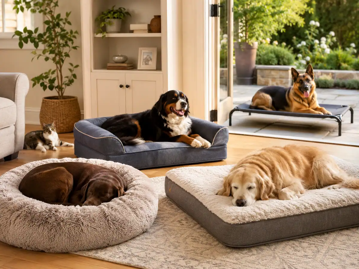 Different Types of Large Dog Bed and When to Use Each