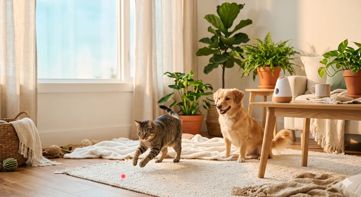 Building an Enriching Environment with Laser Cat Toy
