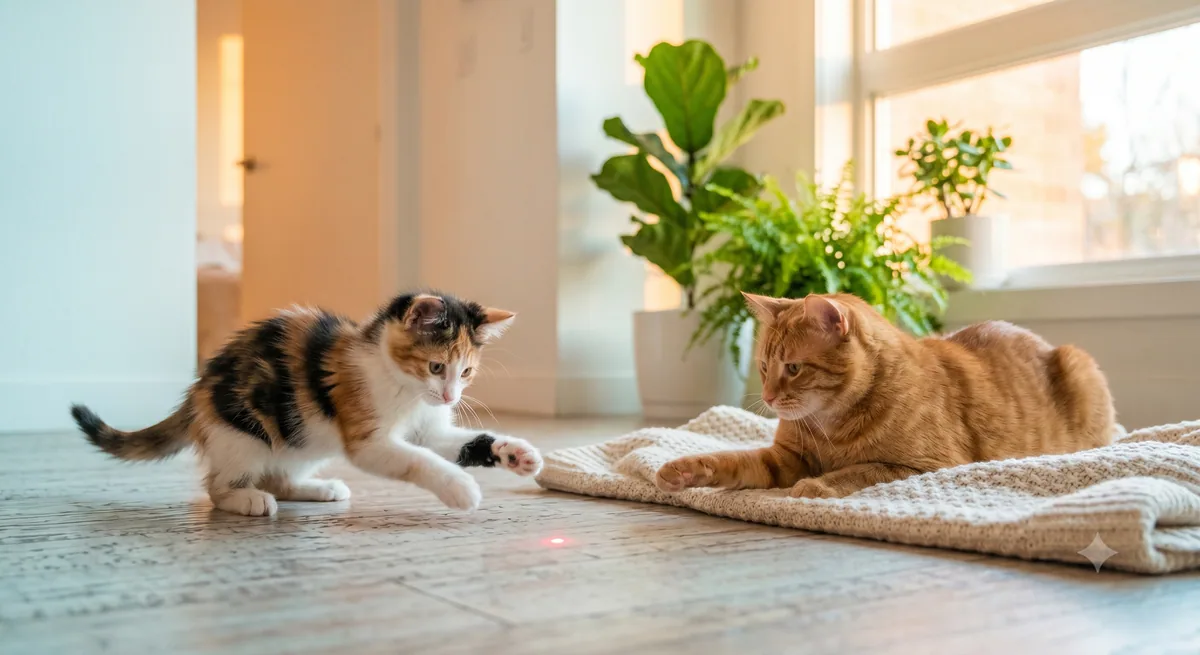 Choosing Laser Cat Toy for Kittens vs Adult Cats