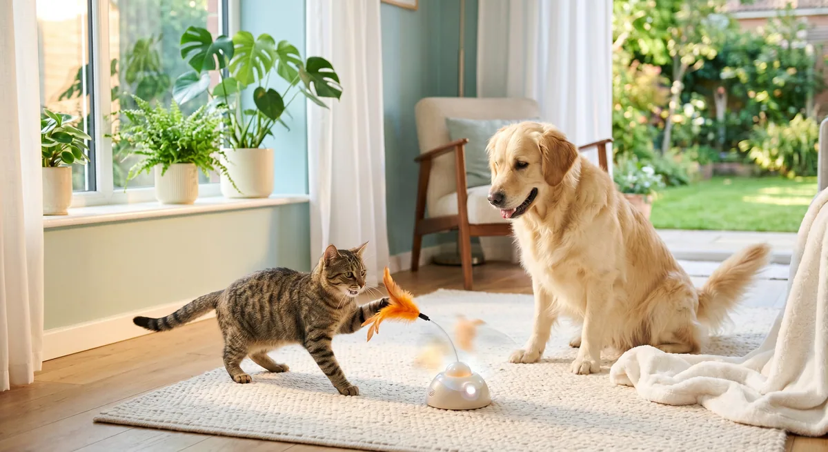 Building an Enriching Environment with Motion Activated Cat Toys