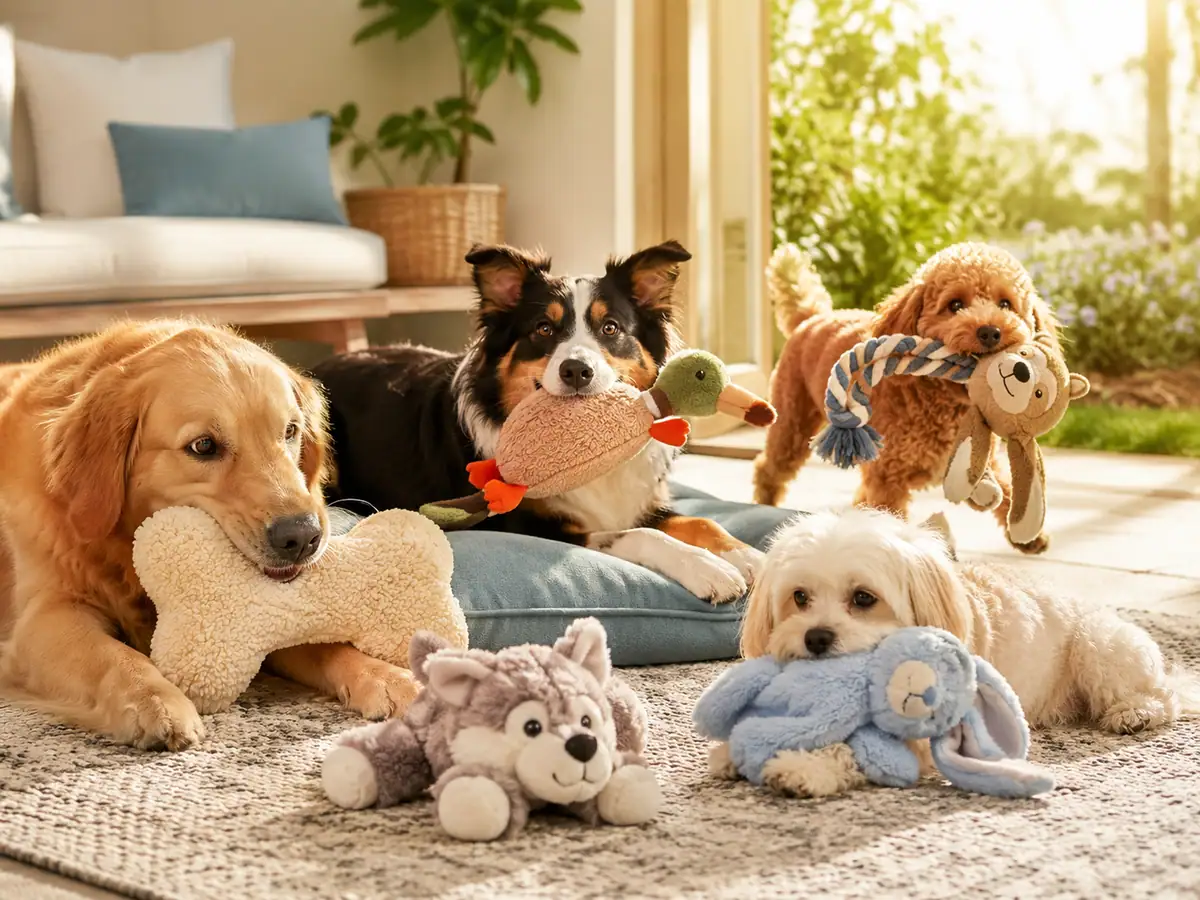Different Types of Plush Dog Toys and When to Use Each