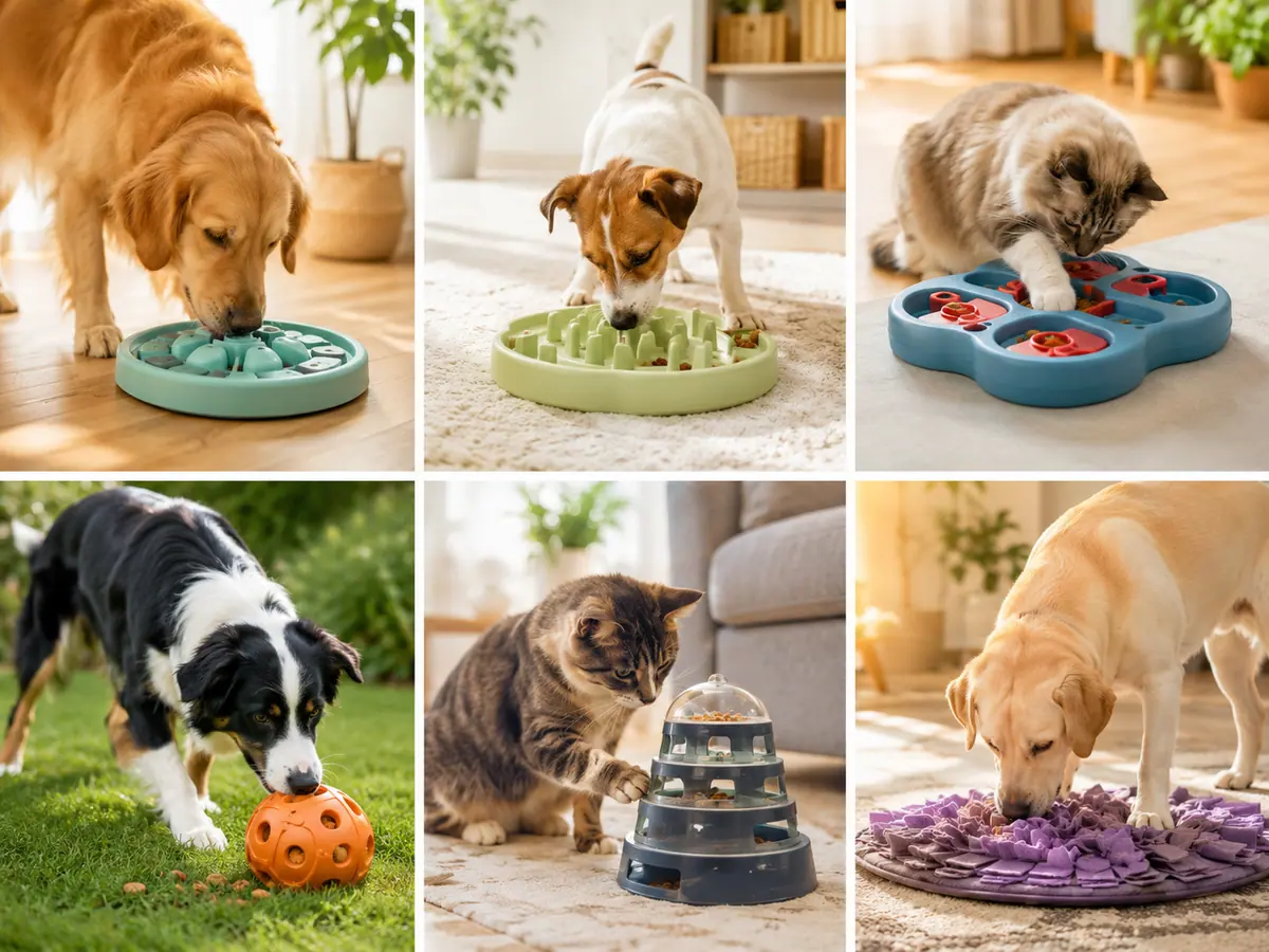 Different Types of Puzzle Feeders For Dogs and When to Use Each