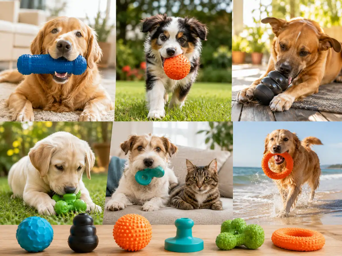 Different Types of Rubber Dog Toys and When to Use Each