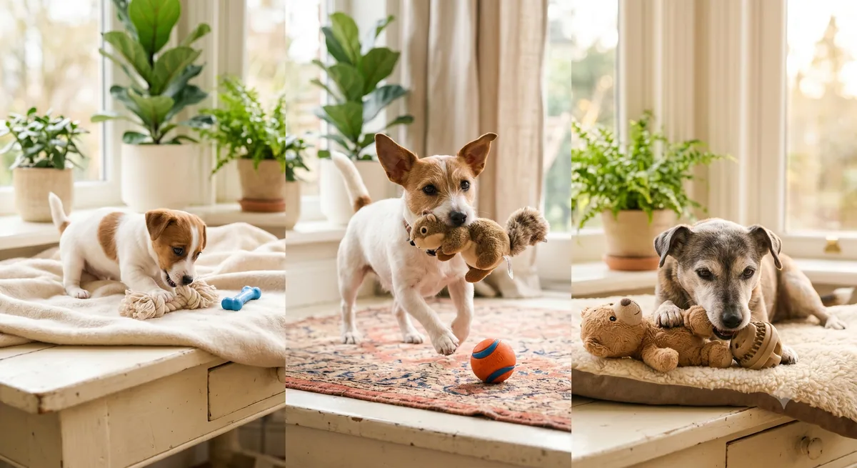 Small Dog Toys Across Your Dog's Lifetime