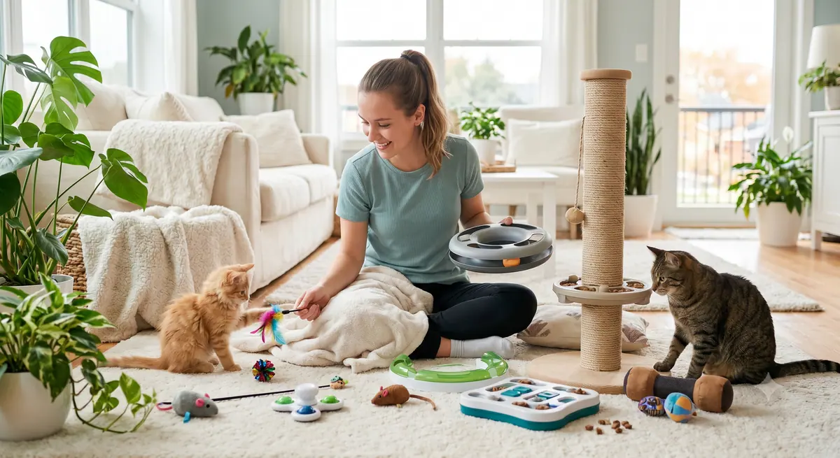 Choosing Toys For Cats Home Alone for Kittens vs Adult Cats