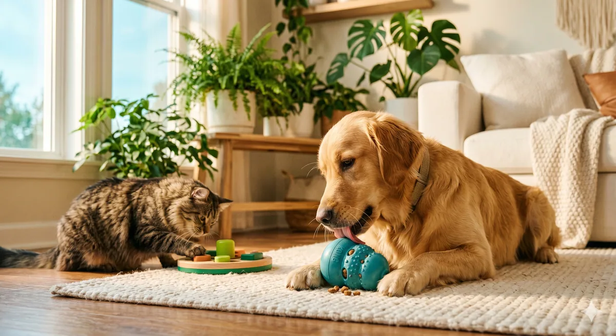 Using Enrichment Toys When You Have a Busy Schedule