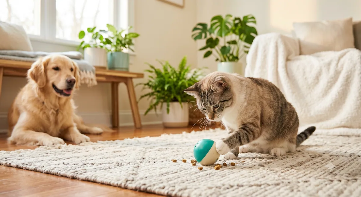 Building an Enriching Environment with Treat Dispensing Cat Toys