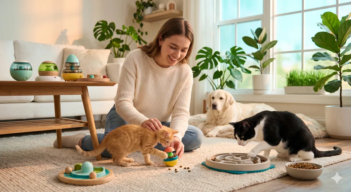 Choosing Treat Dispensing Cat Toys for Kittens vs Adult Cats