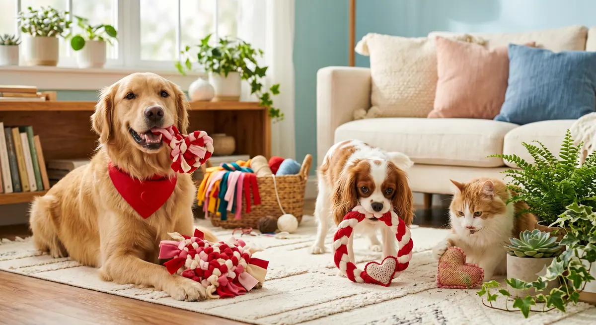 DIY Valentine Dog Toys You Can Make at Home